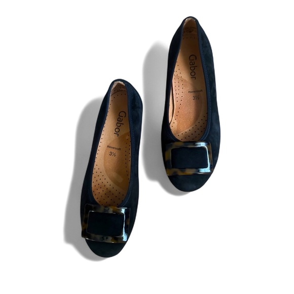 Black Tortoise Buckle Ballet Flat - Picture 4 of 5